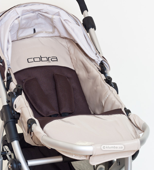 Наклоненное сидение коляски ABC Design Cobra 2 в 1 внутри