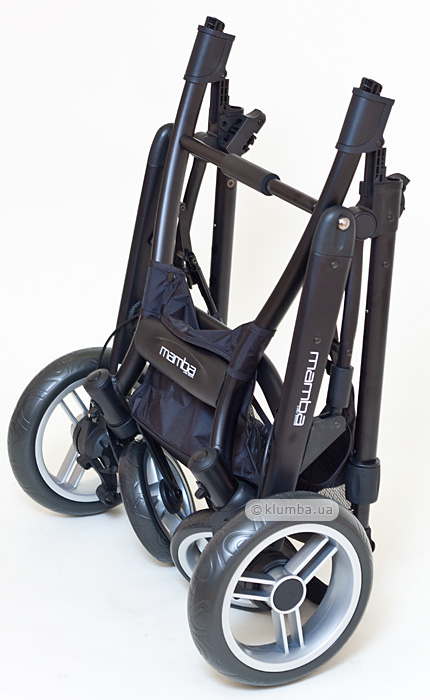 Сложенное шасси коляски ABC Design Mamba 2 в 1