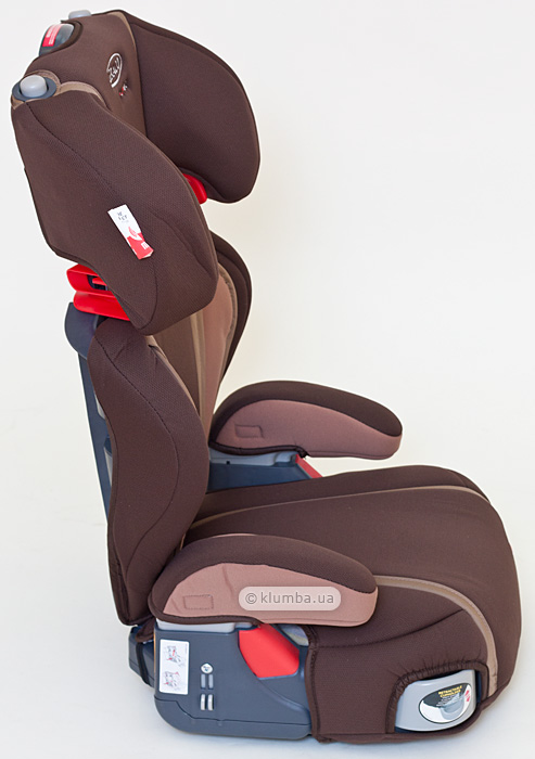 Обычное положение спинки автокресла Graco Logico LX Comfort
