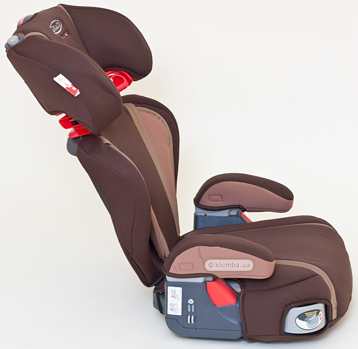 Наклоненное положение спинки автокресла Graco Logico LX Comfort