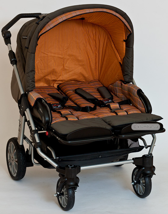 Разложенные сидения коляски Hartan ZX II