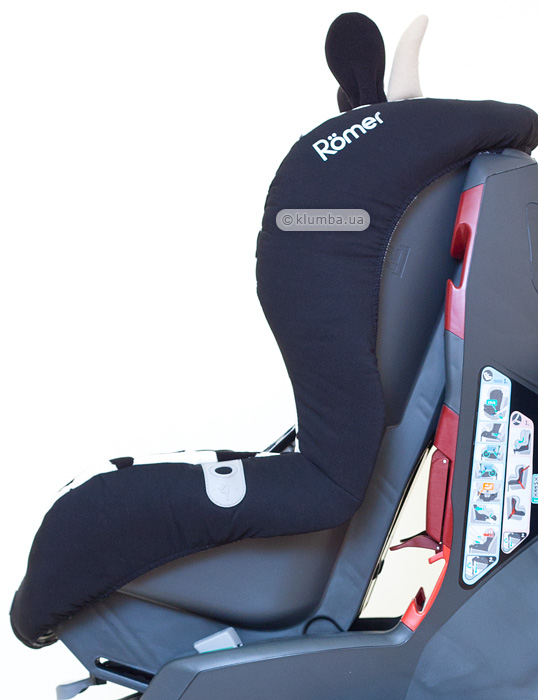 Наклоненное сидение автокресла Romer SafeFix Plus Isofix